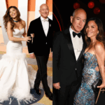 Jeff Bezos and Lauren Sanchez wave goodbye as they leave Venice with A-list pals after stunning wedding