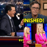 “Your Wife’s Just a Prop” — Karoline Leavitt Humiliated on Live TV as Stephen Colbert Unleashes One Silent Sentence That Shatters Her Carefully Constructed Persona Forever