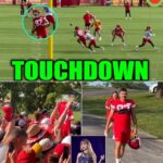 Shocking Turn at Chiefs Camp! Travis Kelce STUNS Everyone With Wild Touchdown Celebration on Day 2 — You Won’t Believe Who He Shouted Out in Front of Teammates!