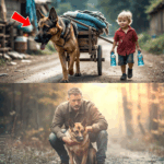 “Exhausted and Overworked, a German Shepherd Struggled to Pull a Heavy Cart—Until a Young Girl Stepped In and Changed Everything” Click the link to read the full story.