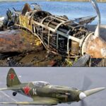 Ordnance falls away from a Junkers Ju-87 Stuka dive-bomber.