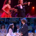 The moment Bugler’s Holiday begins, the energy in the room shifts—light, lively, and utterly enchanting. André Rieu sets the stage for a whirlwind of brilliance as three masterful trumpeters take center stage, their instruments dancing in perfect harmony. The audience can’t help but smile, clap along, and share knowing glances of joy. It’s a playful yet deeply touching performance that captures the magic of music at its most human. Filled with laughter, awe, and a few unexpected tears, this is one holiday you’ll wish would never end. A heartwarming spectacle you won’t forget.