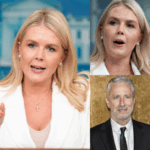 Explosive Moment: Jon Stewart’s 8-Word Insult Sends Karoline Leavitt into Total Meltdown – What Did He Really Mean? The chilling moment shook the stage, but what did Stewart know that we don’t? Her breakdown was nothing short of devastating, and it left viewers questioning: Was this an accident, or was there something more to Stewart’s words? What made her lose control so quickly? Find out what really happened behind the scenes.
