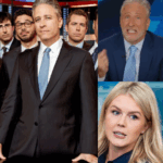 Tragedy Strikes Live TV: Jon Stewart’s Perfectly-Timed Joke Pushes Karoline Leavitt to the Edge – Her Public Breakdown Goes Viral, But What Was Really Going On Behind the Scenes? Was it the Pressure, or Is There a Hidden Secret? Viewers Can’t Stop Talking About Her Flustered Reaction, But What Are They Hiding? A Single Moment is Now Being Called the Most Awkward of Her Career – You Won’t Believe What Happened Next.